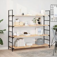 Berkfield Home Floating Shelves 3 pcs 160x40x2 cm Untreated Solid Wood Acacia in Brown | Size: 160 x 40 x 2 cm