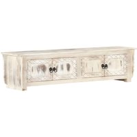 TV Cabinet 140x30x35 cm Solid Mango Wood x 30 x 35 cm