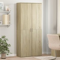 Highboard Sonoma Oak 80x35x180 cm Engineered Wood x 35 x 180 cm