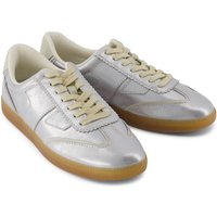 TOMS Women's Collins Trainer in Silver | Size: 7