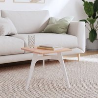 Berkfield Home Table Top 40x40x1.5 cm Square Solid Wood Beech in Brown