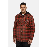 Fleece Hooded Flannel Shirt