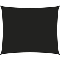 Berkfield Home Sunshade Sail Oxford Fabric Rectangular 4x5 m Black