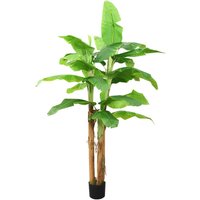 Berkfield Home Artificial Banana Tree with Pot 300 cm Green