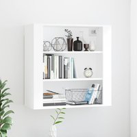Berkfield Home Wall Cabinet White 80x33x80 cm Engineered Wood | Size: 80 x 33 x 80 cm