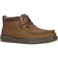 Hey Dude Men's Wally Mid GripR Boots in Brown | Size: 10