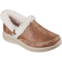 Skechers Women's Cozy Escape Slipper in Brown | Size: 8