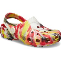 Crocs Toddler Classic Marbled Clog in Red | Size: Infant 6