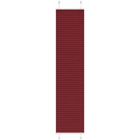Berkfield Home Pleated Blind Bordeaux Red 45x200 cm Fabric Width 44.4 cm Polyester