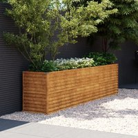 Garden Raised Bed 291x50x69 cm Corten Steel x 50 x 69 cm