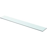 Berkfield Home Shelf Panel Glass Clear 90x12 cm