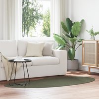 Area Rug Forest Green 100x200 cm Polyester Non Slip