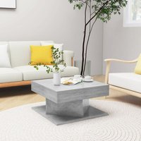 Berkfield Home Coffee Table Concrete Grey 57x57x30 cm Engineered Wood | Size: 57 x 57 x 30 cm