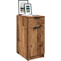 Berkfield Home Desk Cabinet Old Wood 33x50x75 cm Engineered Wood in Brown | Size: 33 x 50 x 75 cm