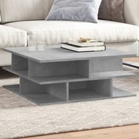 Coffee Table Concrete 70x70x29 cm Engineered Wood x 70 x 29 cm