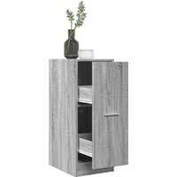Apothecary Cabinet Sonoma 30x41x77.5 cm Engineered Wood