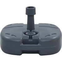 Berkfield Home Portable Umbrella Base Grey Sand/Water Filled