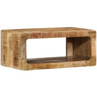 Berkfield Home Media Storage Cabinets & Racks Natural Mango Wood in Brown