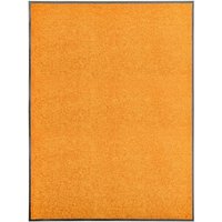 Berkfield Home Doormat Washable Orange 90x120 cm