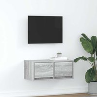 TV Cabinet Sonoma 60x31x25.5 cm Engineered Wood