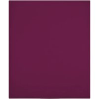 Berkfield Home Jersey Fitted Sheet Bordeaux 180x200 cm Cotton in Red