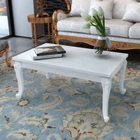 Berkfield Home Coffee Table 100x60x42 cm High Gloss White | Size: 100 x 60 x 42 cm