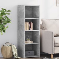 Highboard Concrete 40x41x124 cm Engineered Wood x 41 x 124 cm
