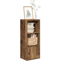 Berkfield Home Bookcase Old Wood 31x24x77 cm Engineered Wood in Brown | Size: 31 x 24 x 77 cm