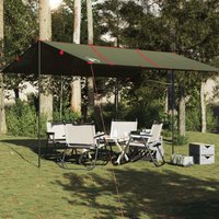 Berkfield Home Camping Tarp Olive Green 451x420 cm Waterproof