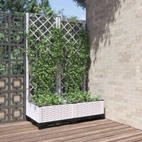 Garden Planter Trellis 80x40x121.5 cm PP