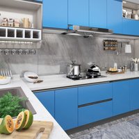 Berkfield Home Self-adhesive Furniture Films 2 pcs Azure 500x90 cm PVC in Blue