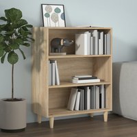Berkfield Home Sideboard Sonoma Oak 69.5x32.5x90 cm Engineered Wood in Brown