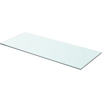 Berkfield Home Shelf Panel Glass Clear 70x30 cm