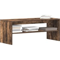 TV Cabinet Smoked Oak 100x40x40 cm Engineered Wood x 40 x 40 cm