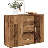Berkfield Home Sideboard Old Wood 90x29.5x65 cm Engineered Wood in Brown