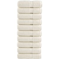 Berkfield Home Premium Guest Towels SOLUND 10 pcs Cream 30x50 cm 600 gsm