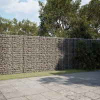 Gabion Basket Cover 1000x100x200 cm Galvanised Iron x 100 x 200 cm