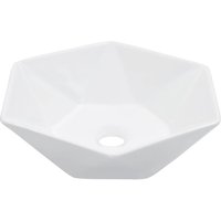 Berkfield Home Wash Basin 41x36.5x12 cm Ceramic White