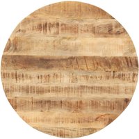 Table Top Solid Mango Wood Round 15 16 mm 70 cm