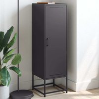 Berkfield Home Highboard Black 36x39x123 cm Steel | Size: 36 x 39 x 123 cm