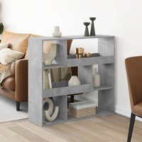 Berkfield Home Room Divider Concrete Grey 100x33x94.5 cm Engineered Wood