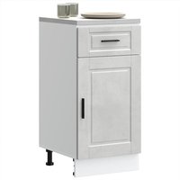 Kitchen Base Cabinet Porto Concrete Engineered Wood