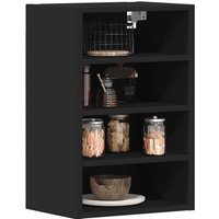 Berkfield Home Hanging Cabinet Black 40x29.5x60 cm Engineered Wood