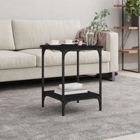 Berkfield Home Coffee Table Black 40x40x55 cm Engineered Wood | Size: 40 x 40 x 55 cm