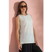 Klass. Textured Sleeveless Top