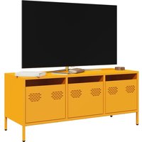 TV Cabinet Mustard 101.5x39x43.5 cm Cold rolled Steel