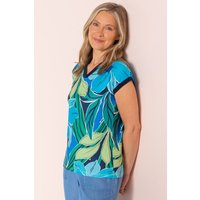 Bold Floral Print Top