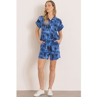 Klass. Women's Tie Dye Pull On Shorts in Blue | Size: 16