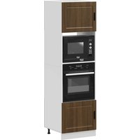 Oven Cabinets 2 pcs Porto Oak Engineered Wood