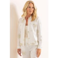 Embroidered Linen Blend Jacket